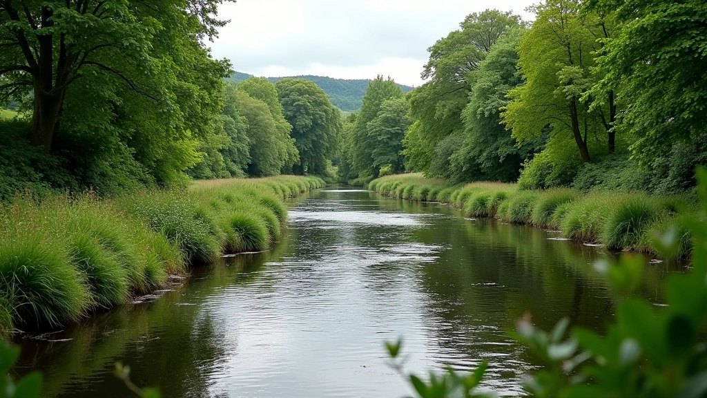 River Suir flowing through valley with water views and riverside vegetation
